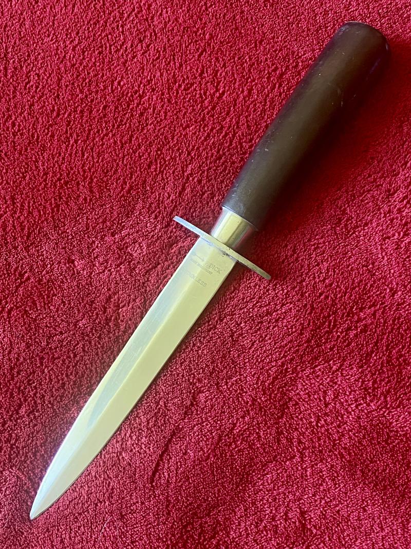 Unusual Vintage Custom-Made Dagger with a 6.75” Mint Stainless Steel Blade by F. DICK Solingen Germany
