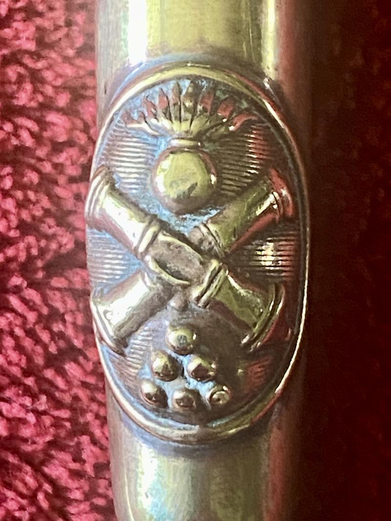 Unique WW1 French Artillery Gallipoli Campaign Bullet Trench Art Dagger Shaped Letter Opener with Bullet Sheath