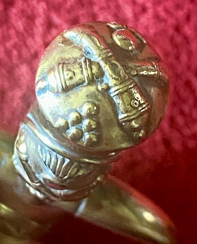 Unique WW1 French Artillery Gallipoli Campaign Bullet Trench Art Dagger Shaped Letter Opener with Bullet Sheath