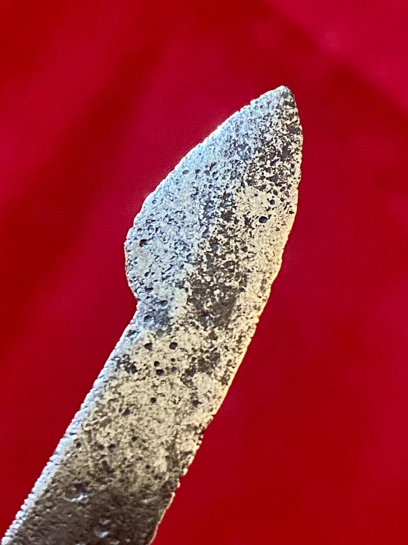 Antique Victorian Medical Surgical Blood Letting Fleam Knife with Bone Handle by S & D