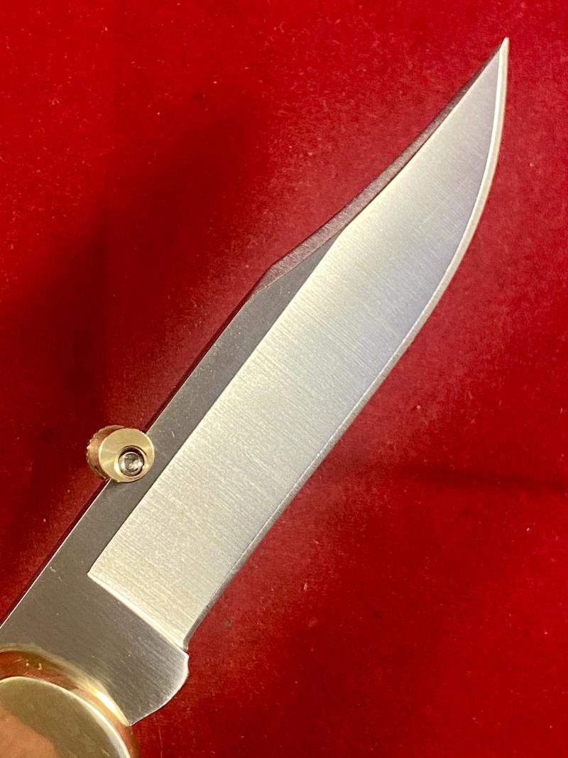 Mint BUCK 110 Lockback Knife with Scarce “Idaho” Mark dating it to 2005
