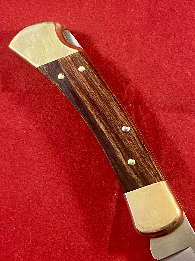 Mint BUCK 110 Lockback Knife with Scarce “Idaho” Mark dating it to 2005