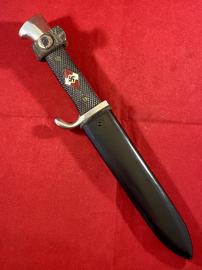 Extra Photos of Early Double Proofed Hitler Youth Knife by Robert Klaas - Dated 1938 - Item 52380