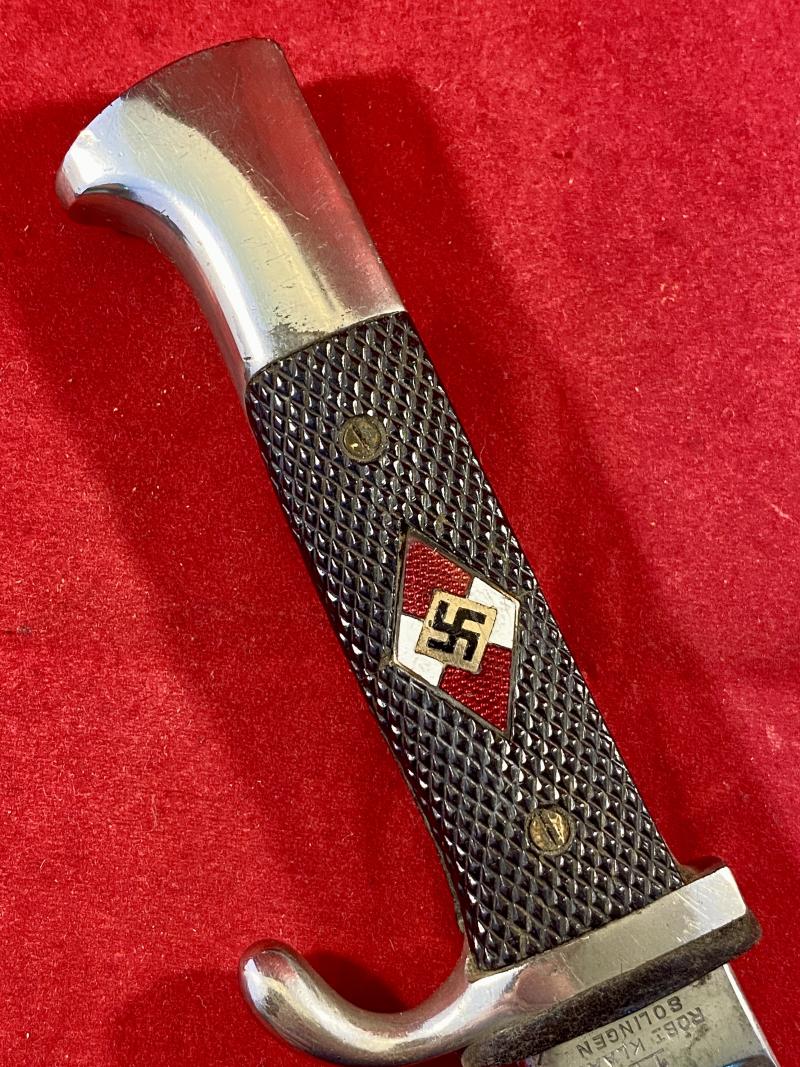 Early Double Proofed Hitler Youth Knife by Robert Klaas - Dated 1938