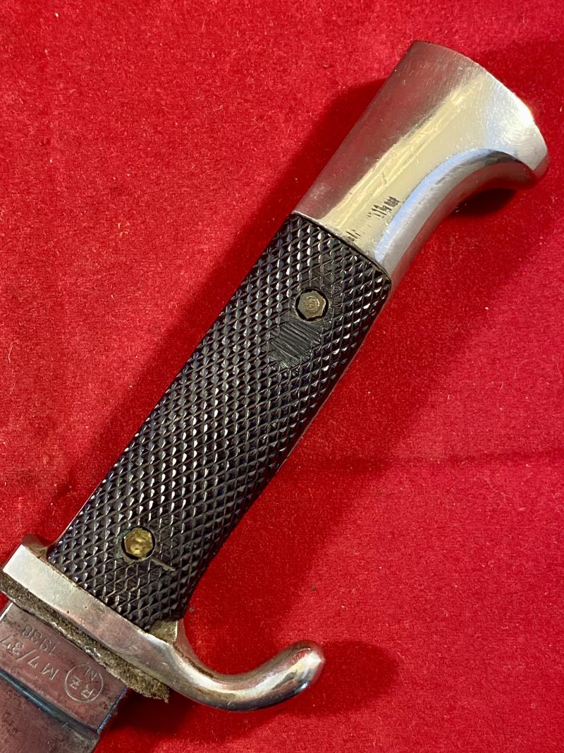 Early Double Proofed Hitler Youth Knife by Robert Klaas - Dated 1938