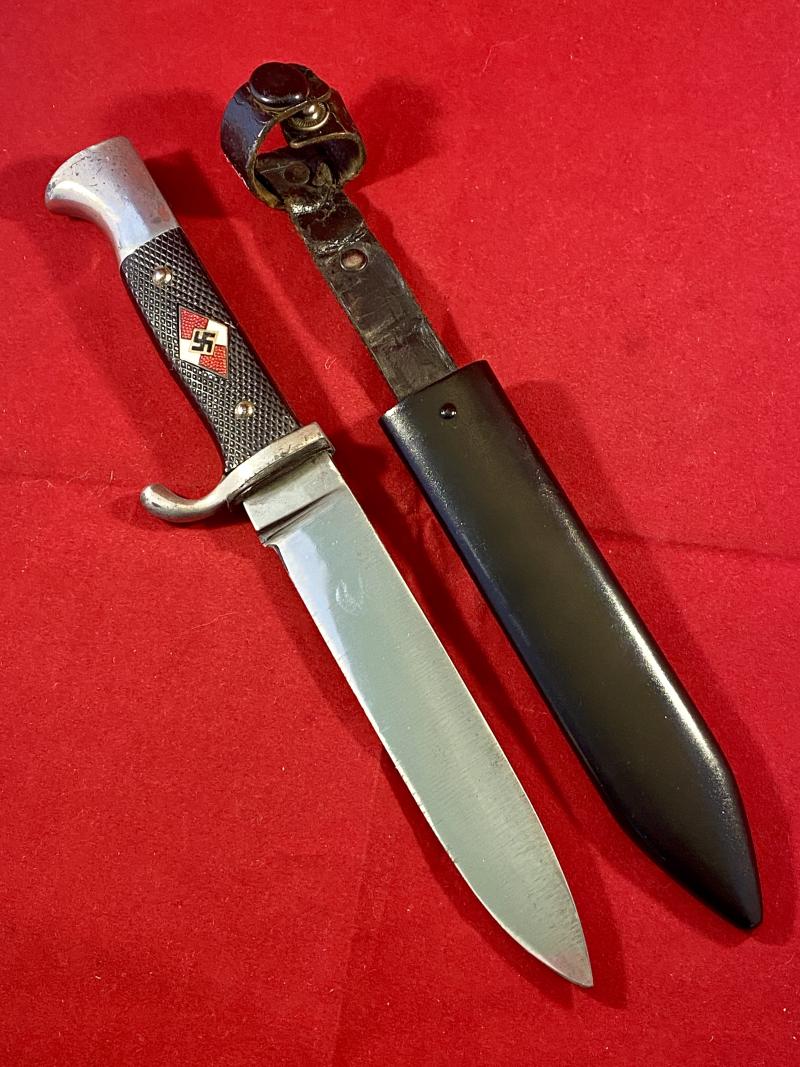 WW2 Hitler Youth Knife by Arthur Schüttelhöfer & Co., Solingen-Wald – RZM M7/13