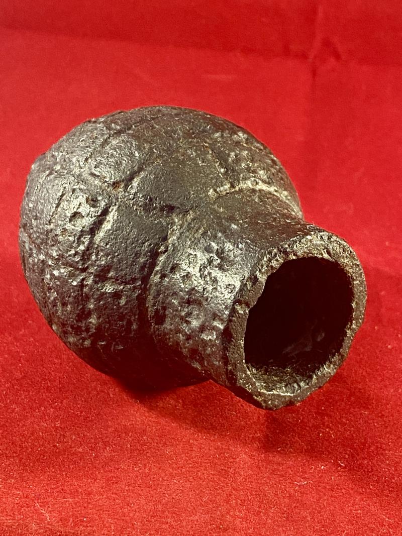 Original French WW1 Foug M1916 Inert Lemon Grenade Body - Citron Modèle 1916