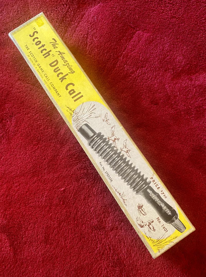 Vintage MIB “Scotch” Duck Caller Model 1401 by The Scotch Game Call Company New York c1960