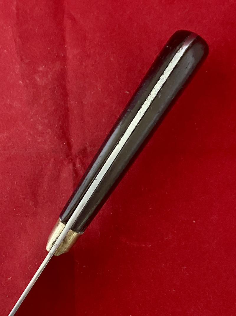 Antique Carving Knife with 8” “Non Stain” Blade and Dark Rosewood Grip by George Butler of Sheffield c1920