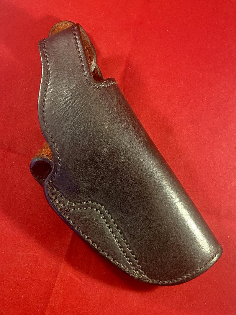 Vintage M251 K Frame Black Leather R/H Gun Holster by Price Western Leather England c1988