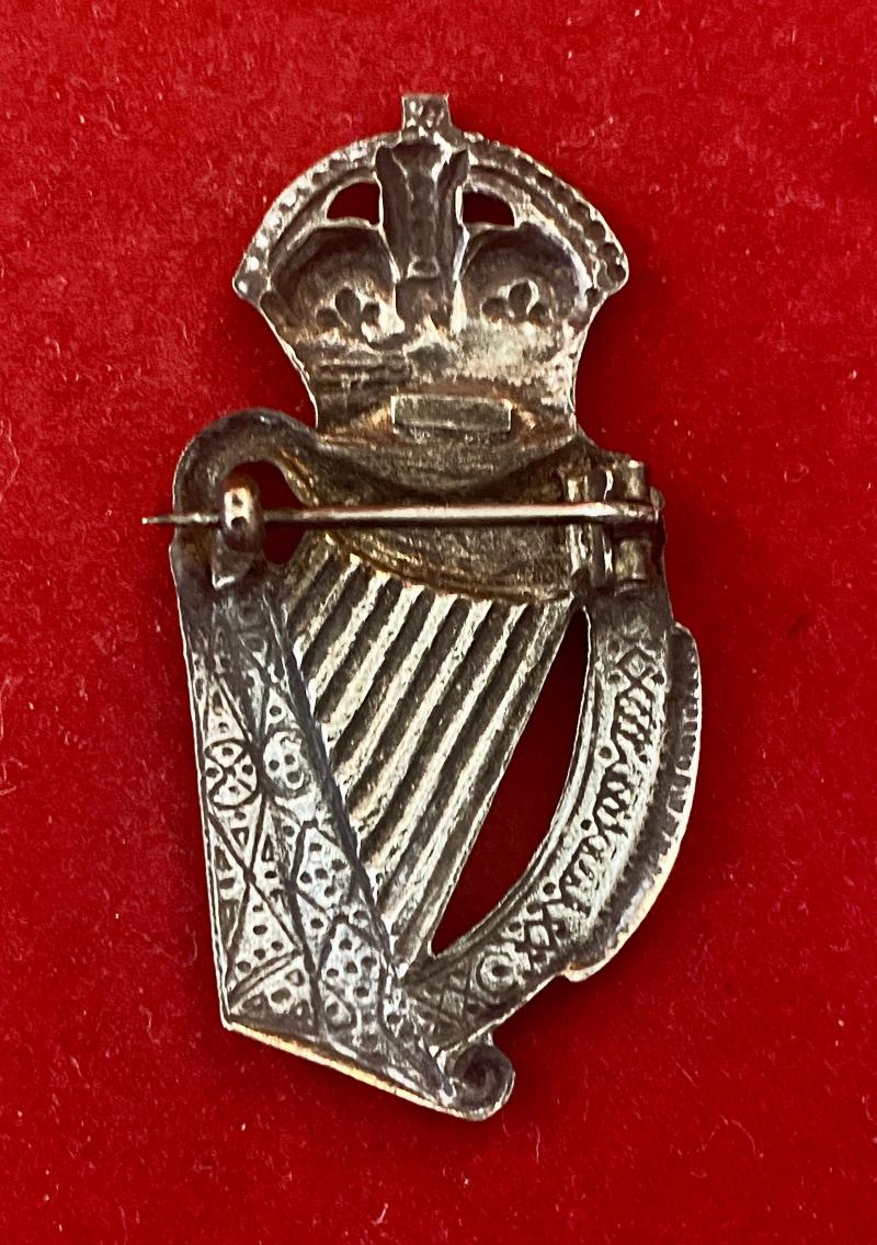 WW1 Sweetheart Brooch made from a Cap Badge for The 18th County of London Battalion (London Irish)