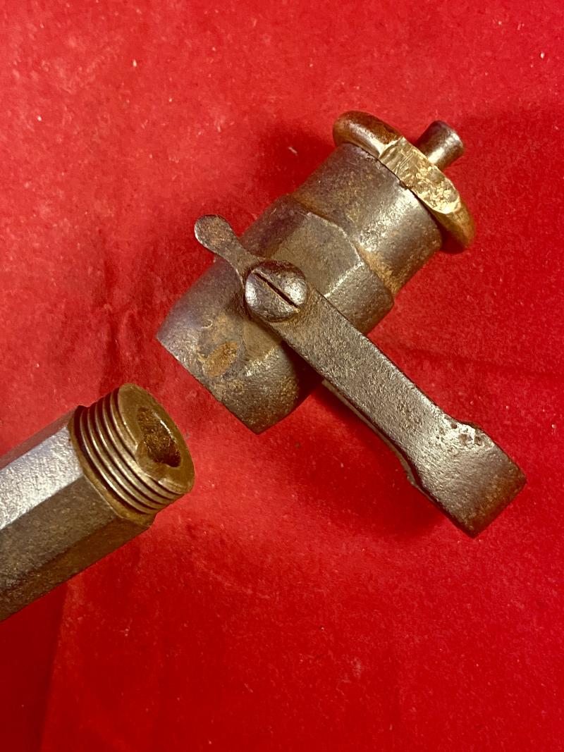 Scarce W.W. Greener Humane Cattle Killer Single Shot Obsolete .310 Calibre Bell Gun with Wooden Mallet