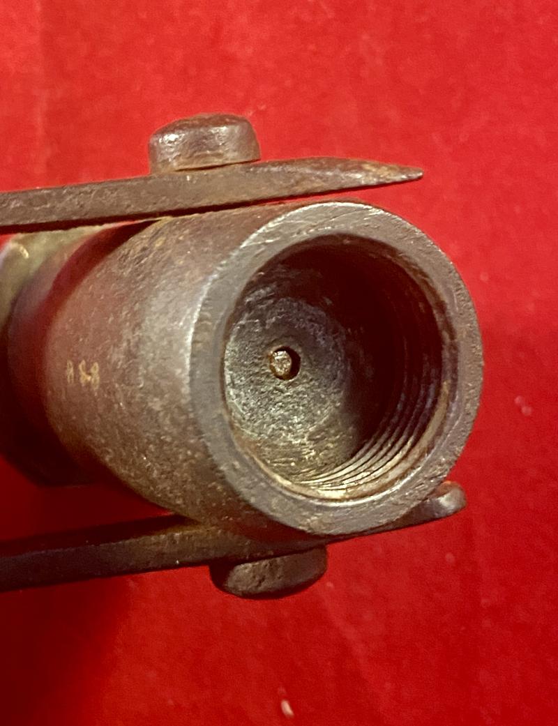 Scarce W.W. Greener Humane Cattle Killer Single Shot Obsolete .310 Calibre Bell Gun with Wooden Mallet