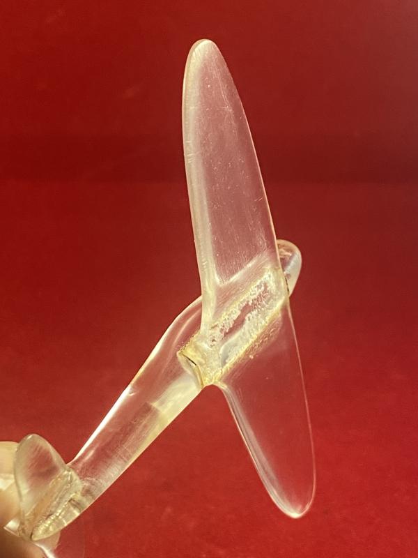 Rare WW2 “Trench Art” Plexiglass Model of a Spitfire
