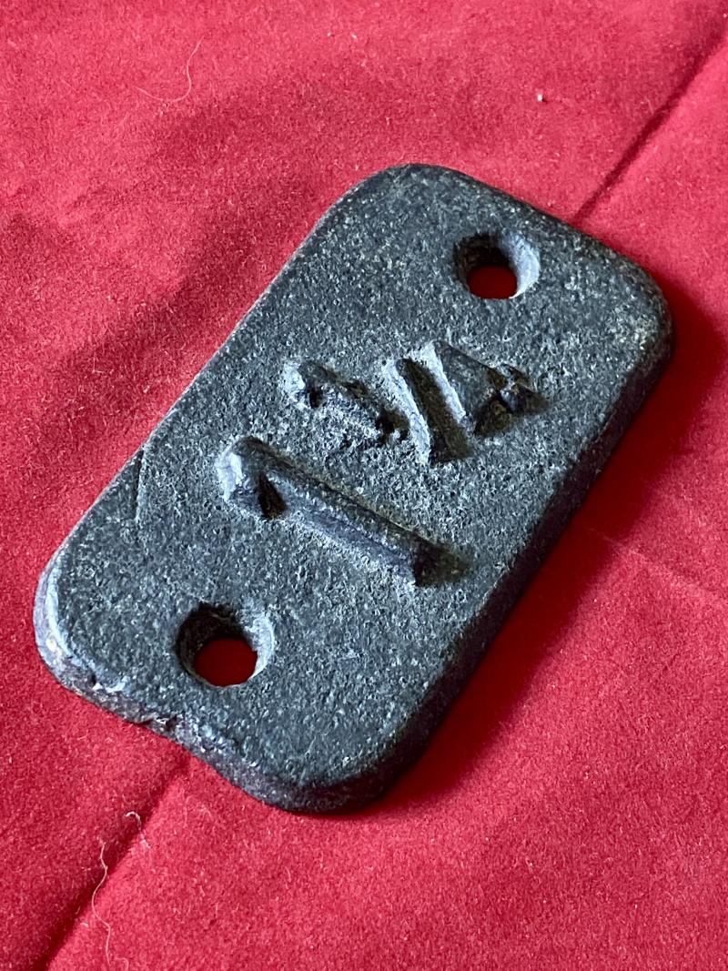 Vintage British Railway Rectangular Cast Iron 1 ¼ Track Cant Plate