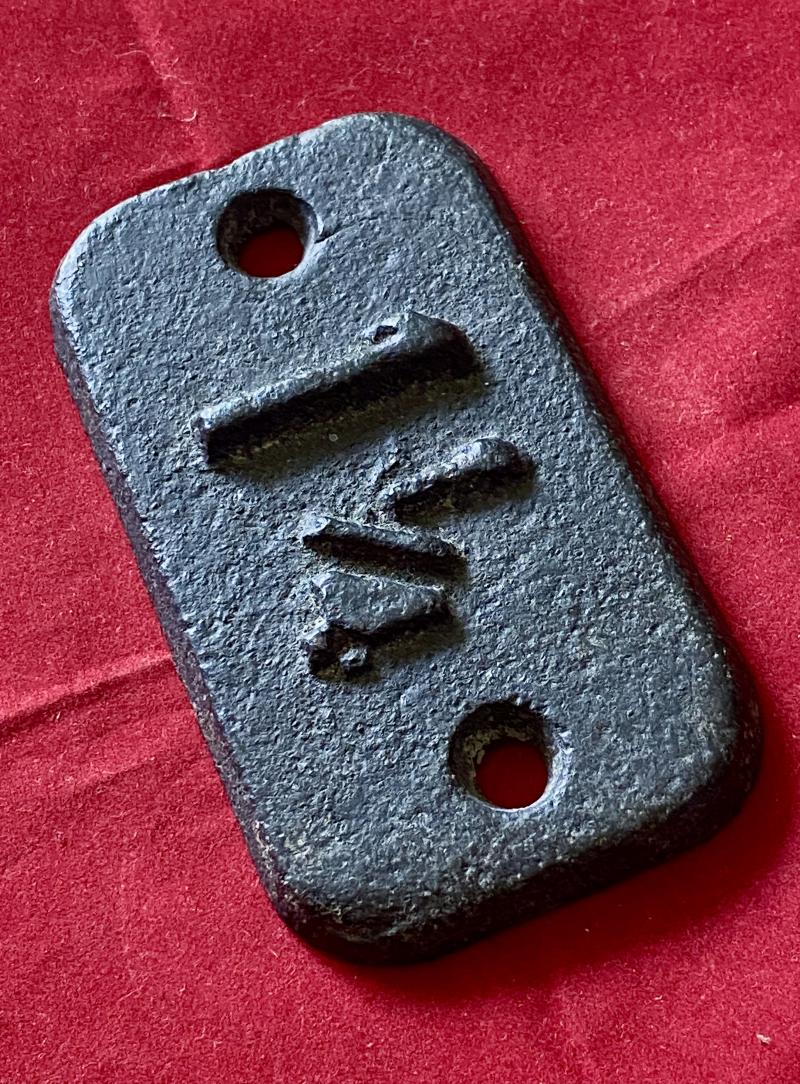Vintage British Railway Rectangular Cast Iron 1 ¼ Track Cant Plate