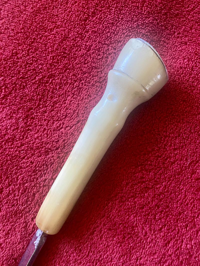 Fine Antique Horn Handled Ridding Crop with Concealed Blade – Short Sword Stick