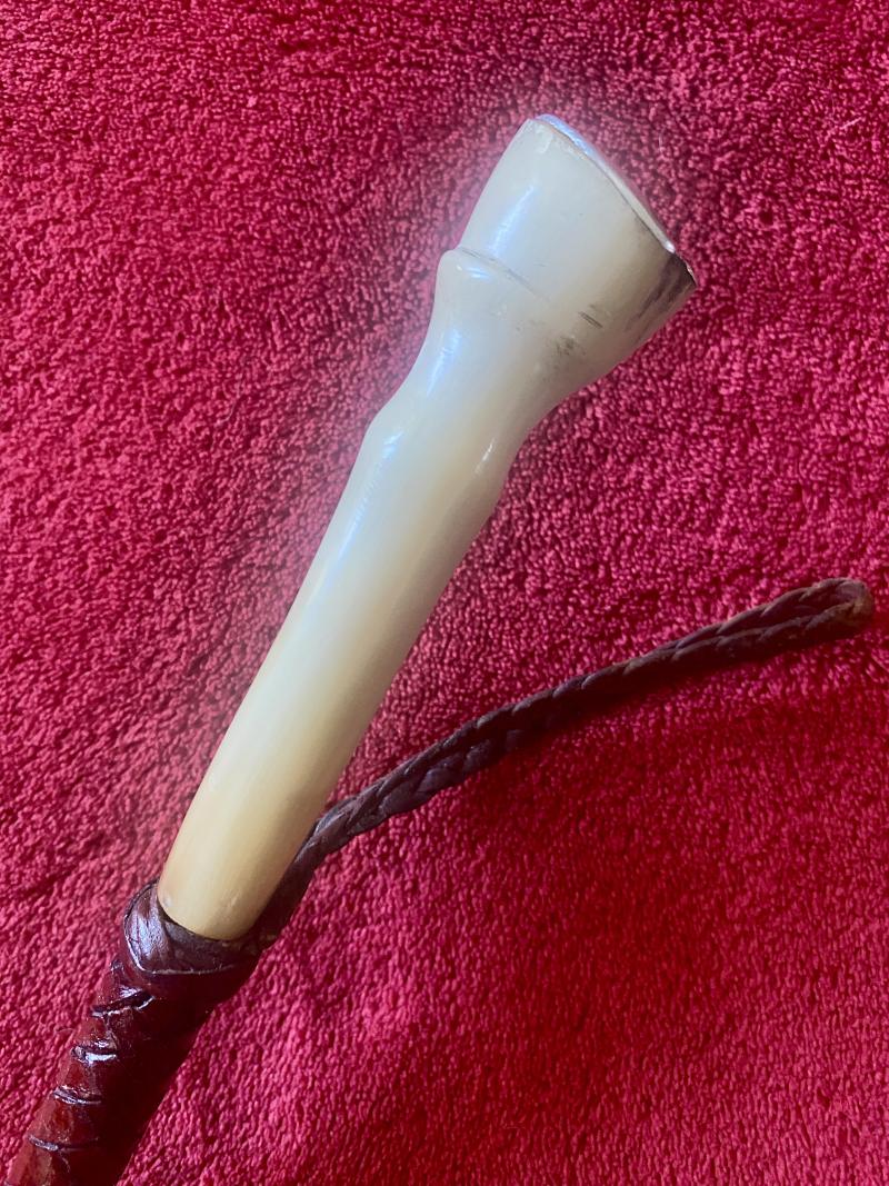 Fine Antique Horn Handled Ridding Crop with Concealed Blade – Short Sword Stick