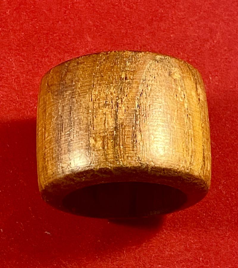 Napkin Ring made from the Teak Wood of H.M.S. WORCESTER launched in 1860