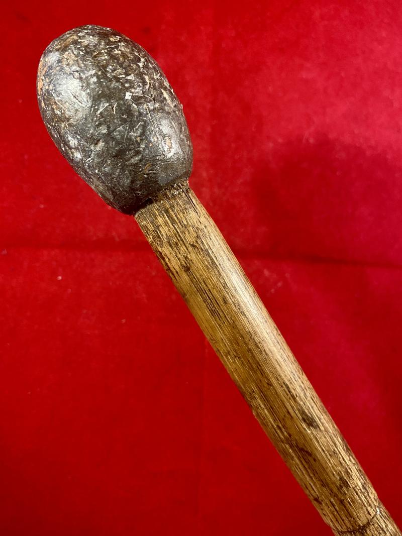 Original WW1 Trench Raiding Club with Cast Lead Head