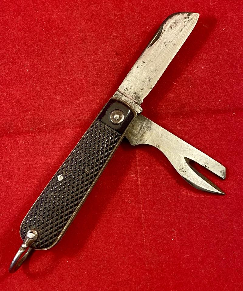 WW2 British Army 2-Piece Jack Knife by John Clarke & Son Sheffield dated 1941