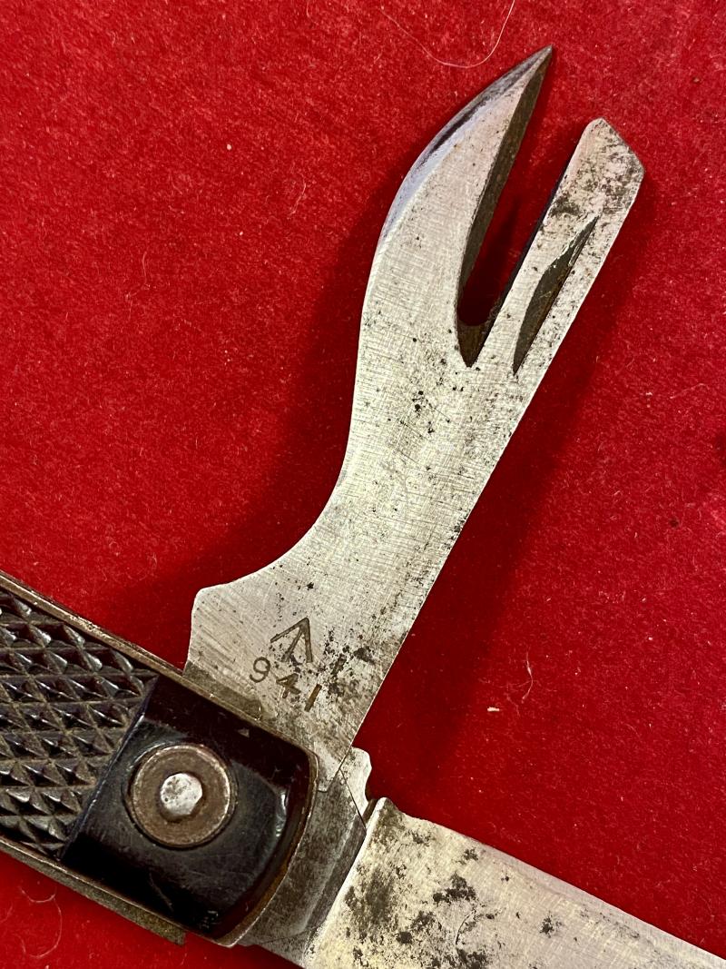WW2 British Army 2-Piece Jack Knife by John Clarke & Son Sheffield dated 1941