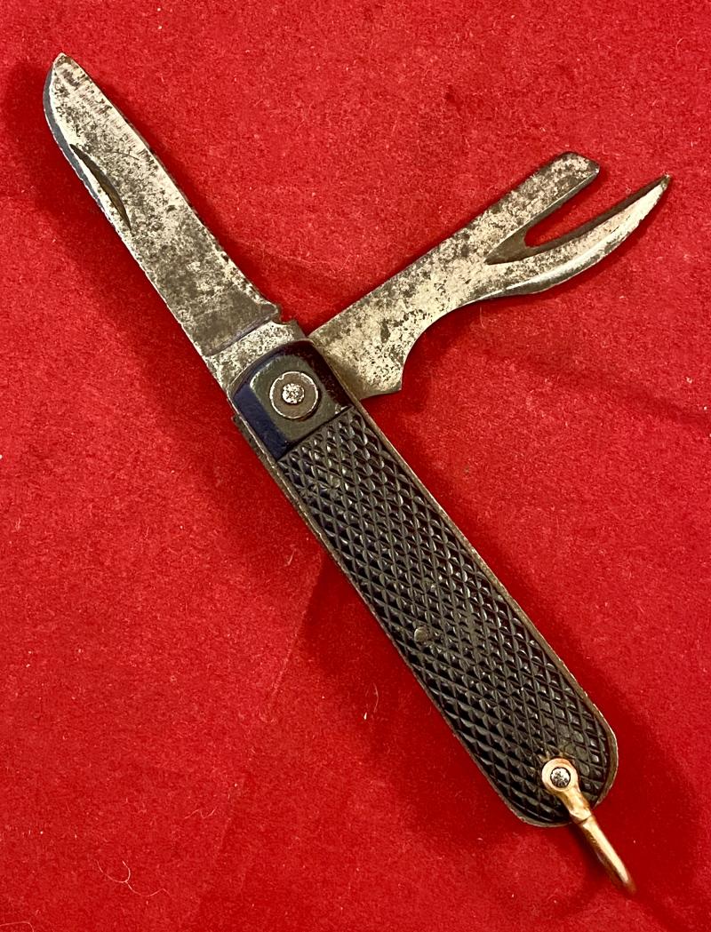 WW2 British Army 2-Piece Jack Knife by Francis Greaves & Sons Sheffield dated 1940