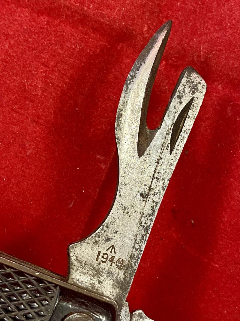 WW2 British Army 2-Piece Jack Knife by Francis Greaves & Sons Sheffield dated 1940
