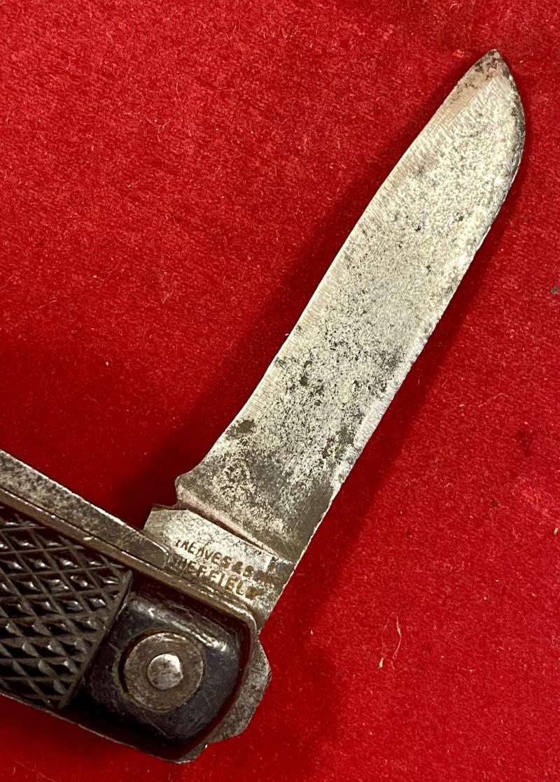 WW2 British Army 2-Piece Jack Knife by Francis Greaves & Sons Sheffield dated 1940