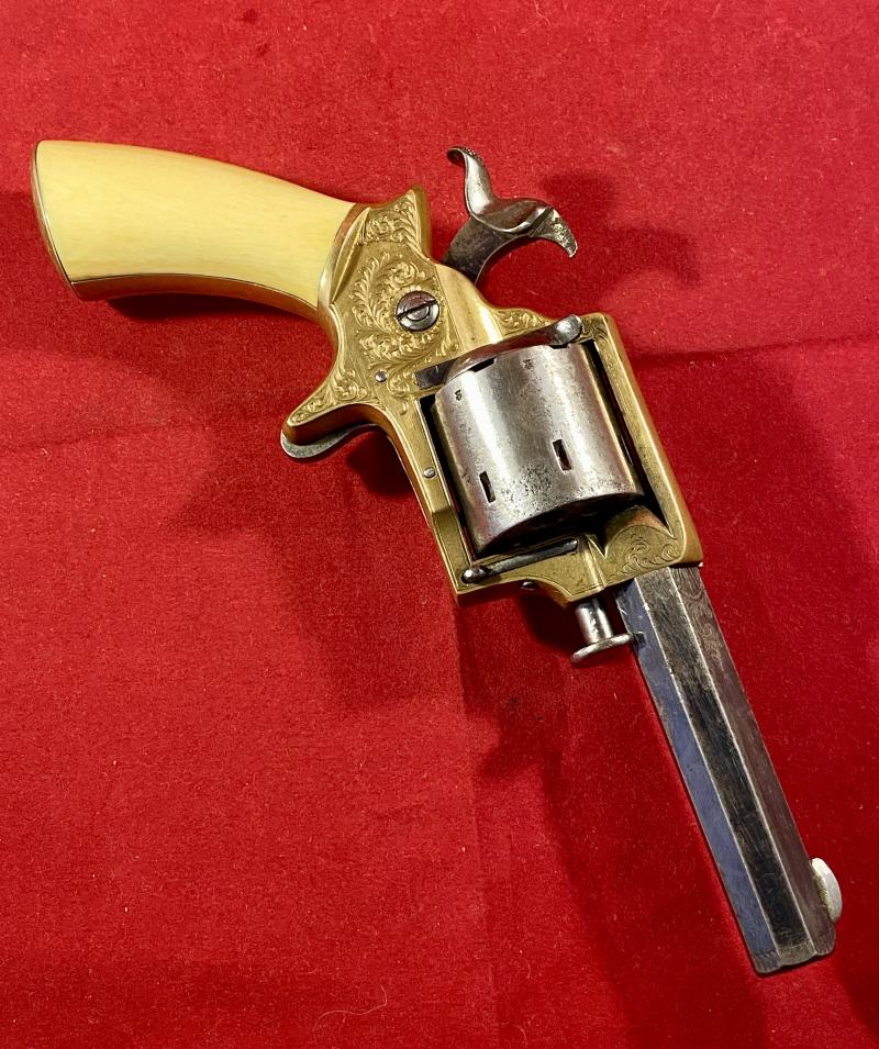 Extra Photos of Antique Tranter Patent 7-Shot .32 Rimfire Revolver - 52499