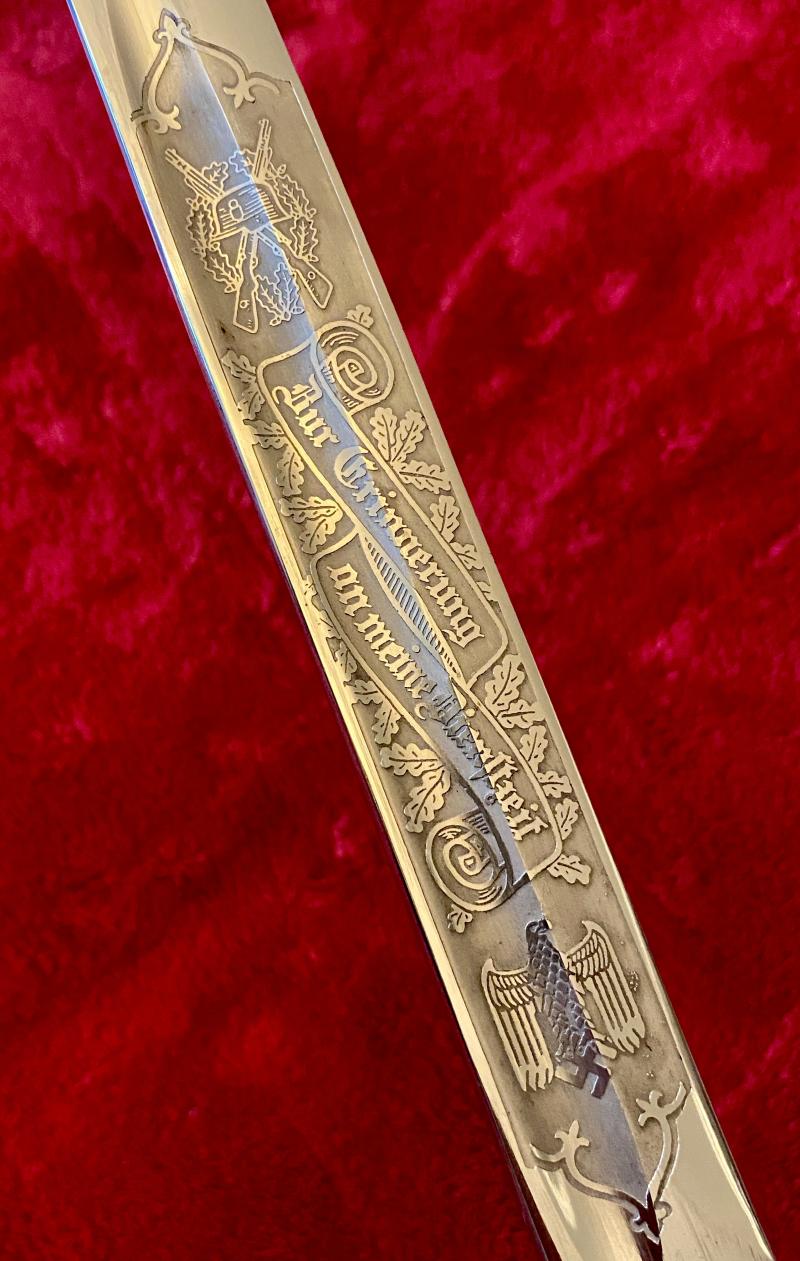 Extra Photos of German Dress Bayonet with Etched Blade - 52513