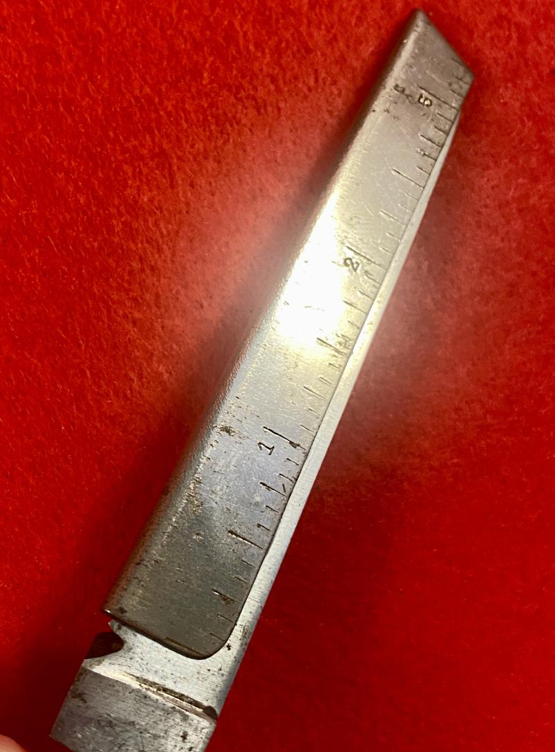 Unusual Vintage Multi-Tool Set in Leather Wrap Case marked MILBRO c1950