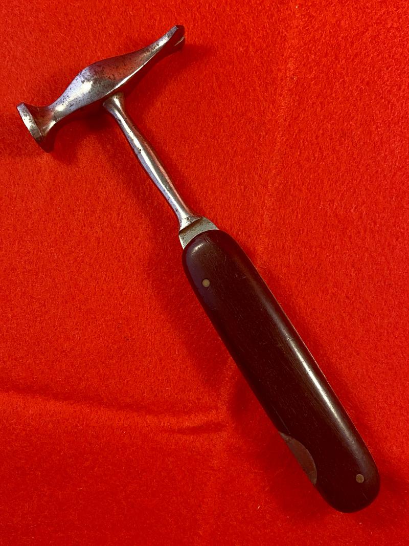 Unusual Vintage Multi-Tool Set in Leather Wrap Case marked MILBRO c1950