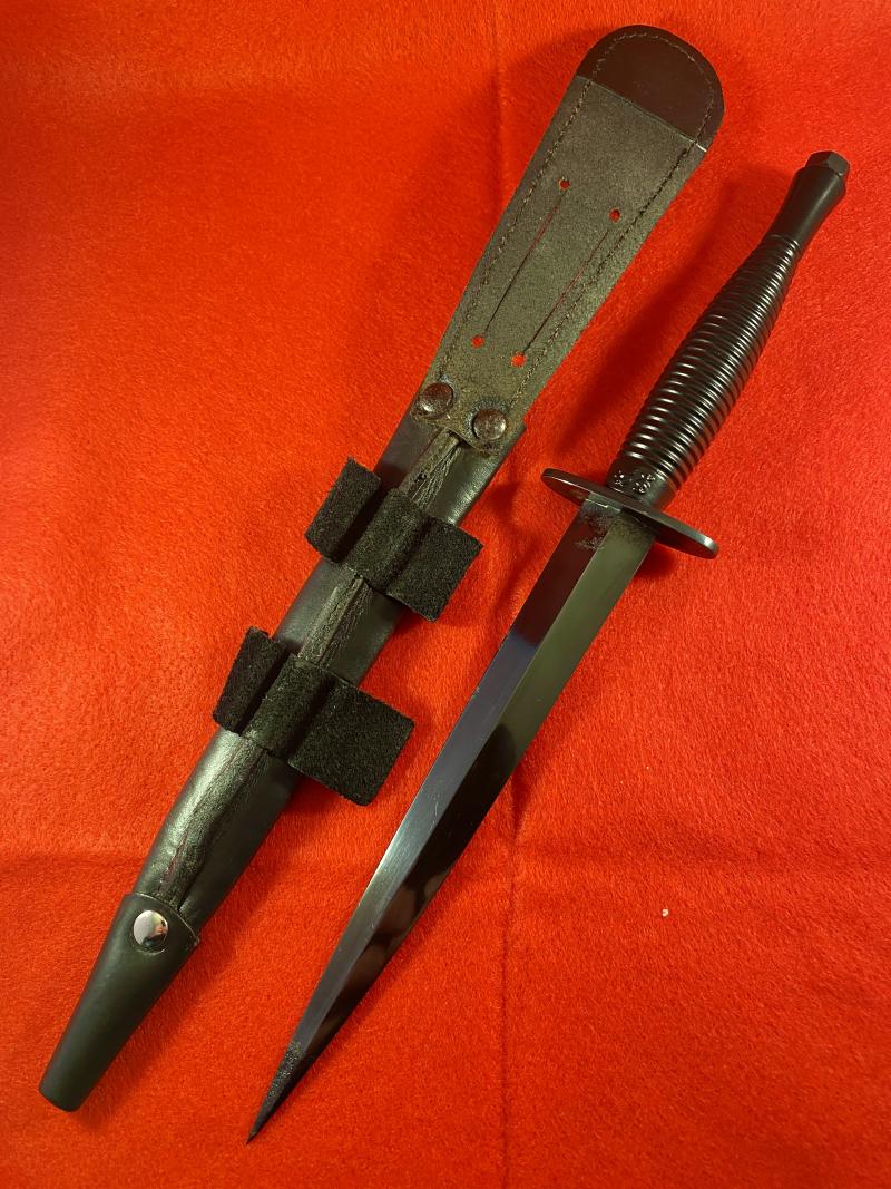 Presentation 3rd Pattern FS Fighting Knife to Sgt Andrew Melville of the SAS on being Awarded the Military Medal c1991