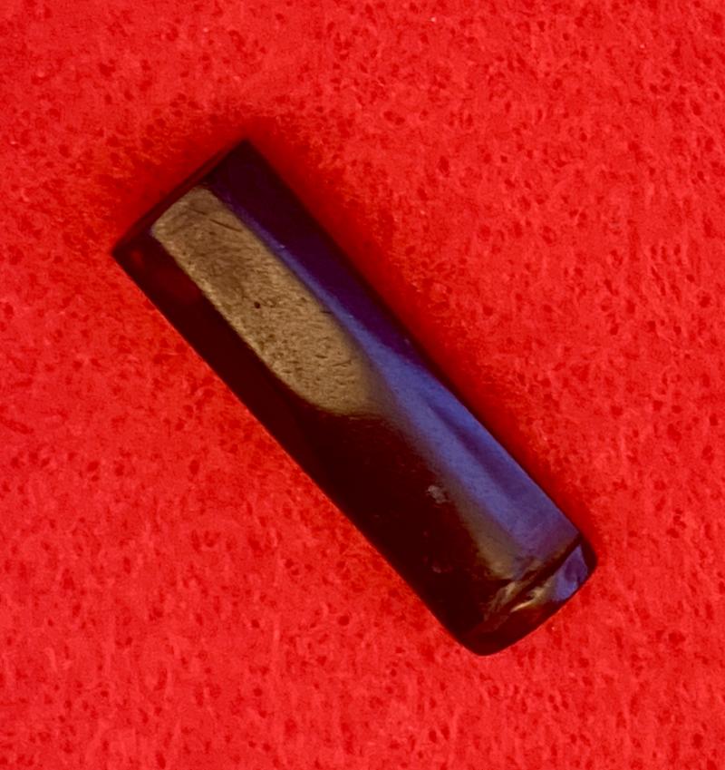 Victorian Silver Cheroot Mouthpiece Case Hallmarked Chester 1896 with Short Bakelite Cheroot Holder