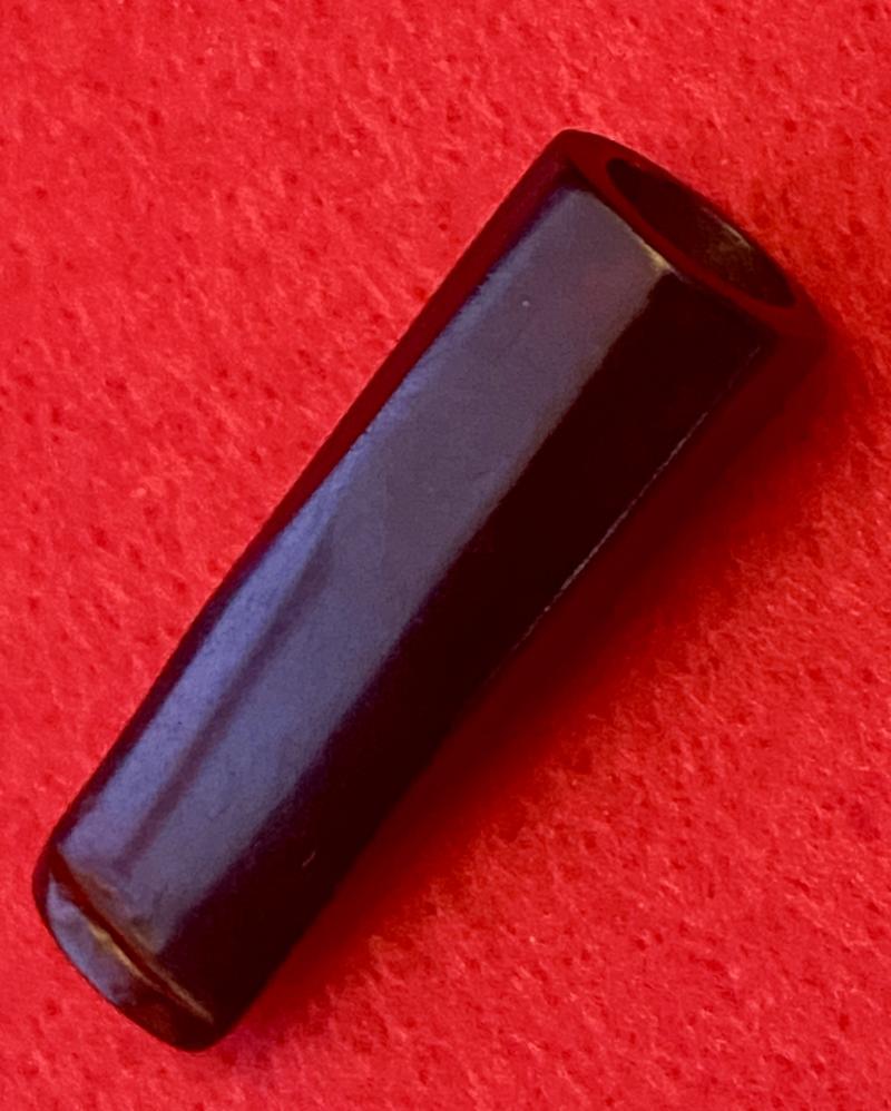Victorian Silver Cheroot Mouthpiece Case Hallmarked Chester 1896 with Short Bakelite Cheroot Holder