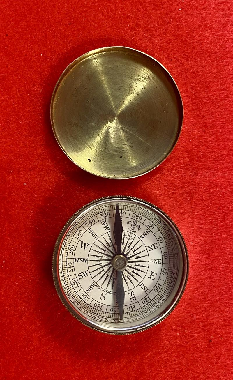Victorian Period Francis Barker & Son of London Pattern Pocket Travelling “Tub” Compass c1880