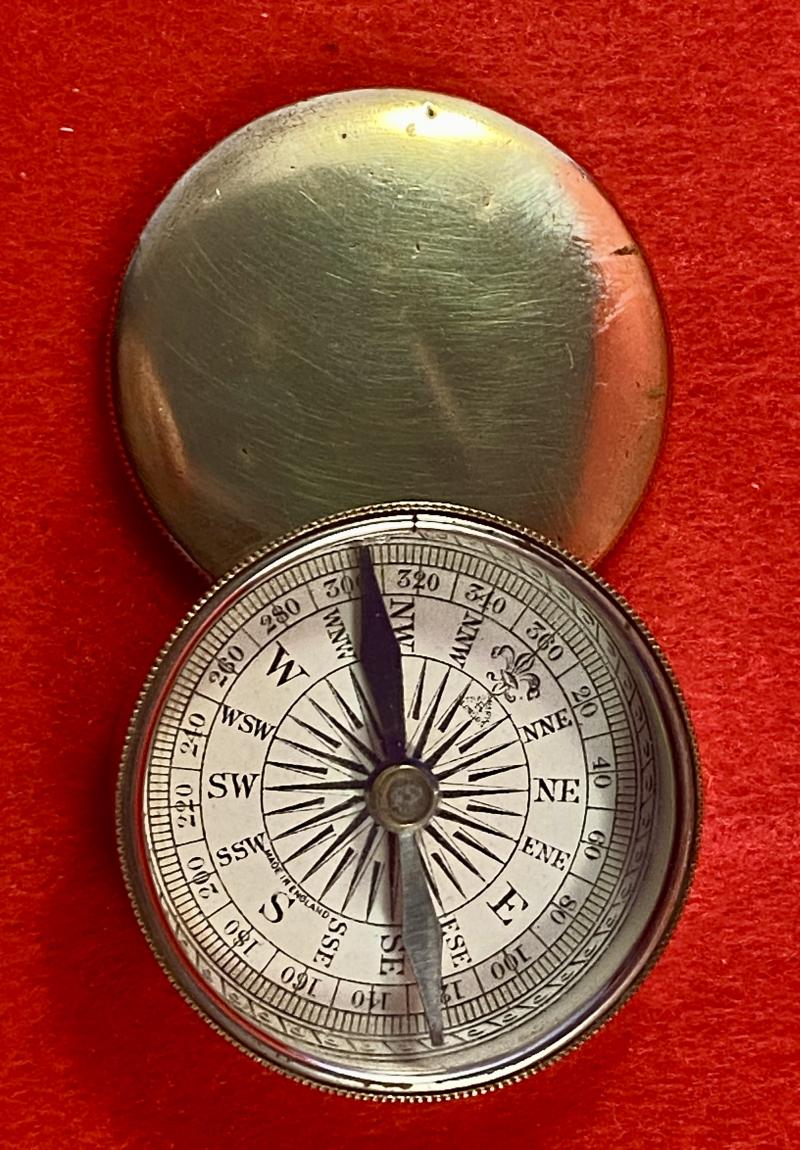 Victorian Period Francis Barker & Son of London Pattern Pocket Travelling “Tub” Compass c1880