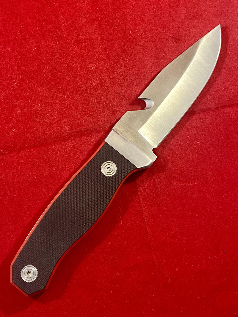 Mint Vintage Anglo Arms Nomad II Fixed Blade Survival Knife with a Nylon Sheath