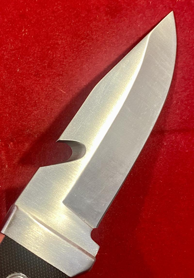 Mint Vintage Anglo Arms Nomad II Fixed Blade Survival Knife with a Nylon Sheath