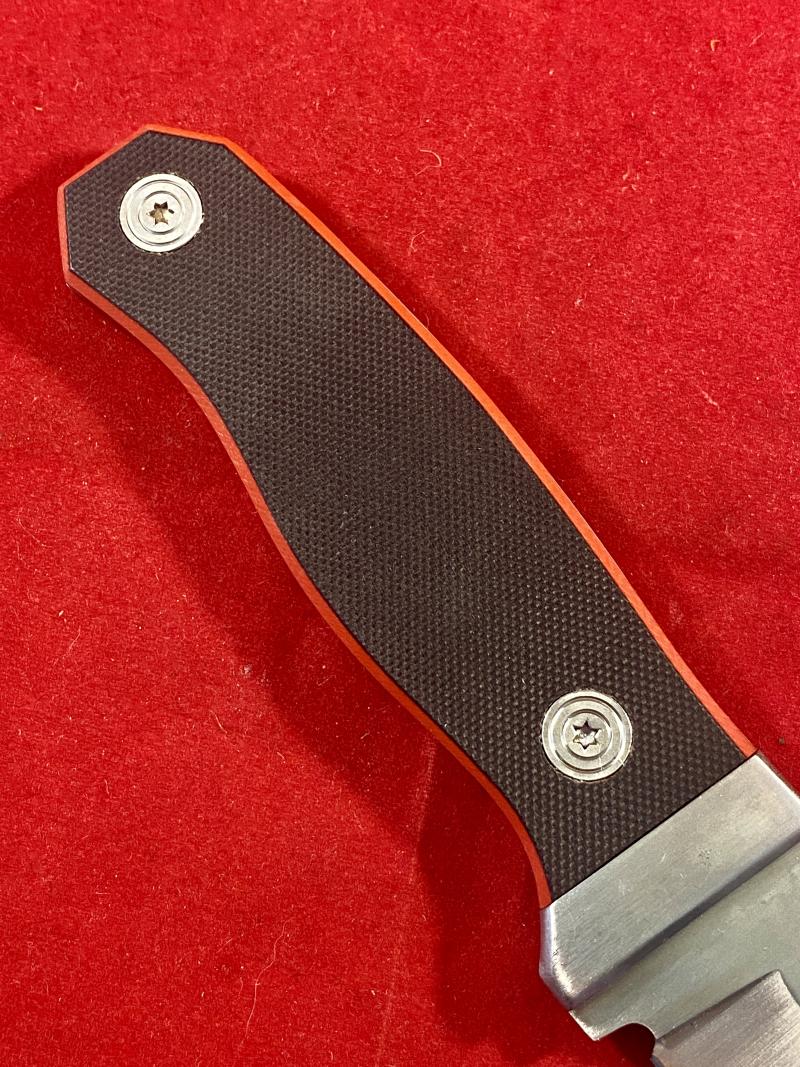 Mint Vintage Anglo Arms Nomad II Fixed Blade Survival Knife with a Nylon Sheath
