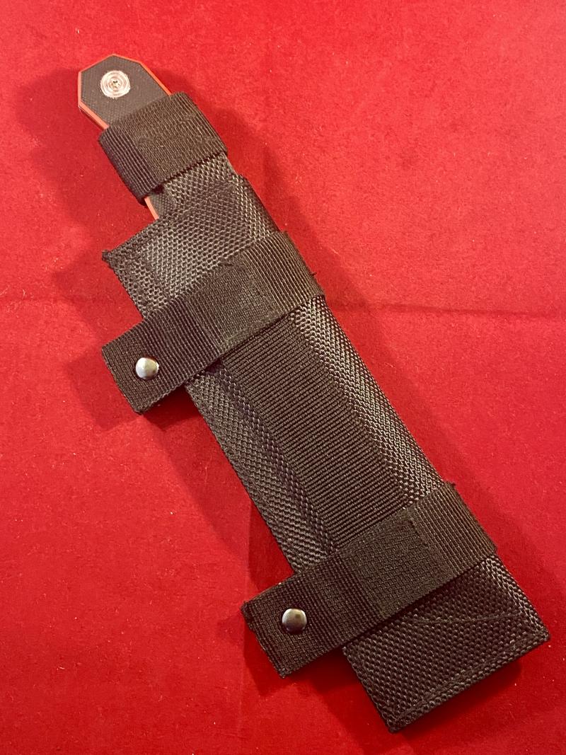 Mint Vintage Anglo Arms Nomad II Fixed Blade Survival Knife with a Nylon Sheath